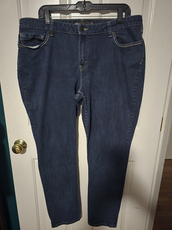 Levi's Denim - Levi's Dark Blue Straight-Leg Women’s Jeans